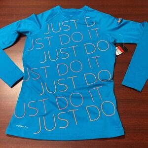 Nike Pro Combat Dri Fit Womens Long Sleeve Training Top Large Activewear Gym NWT